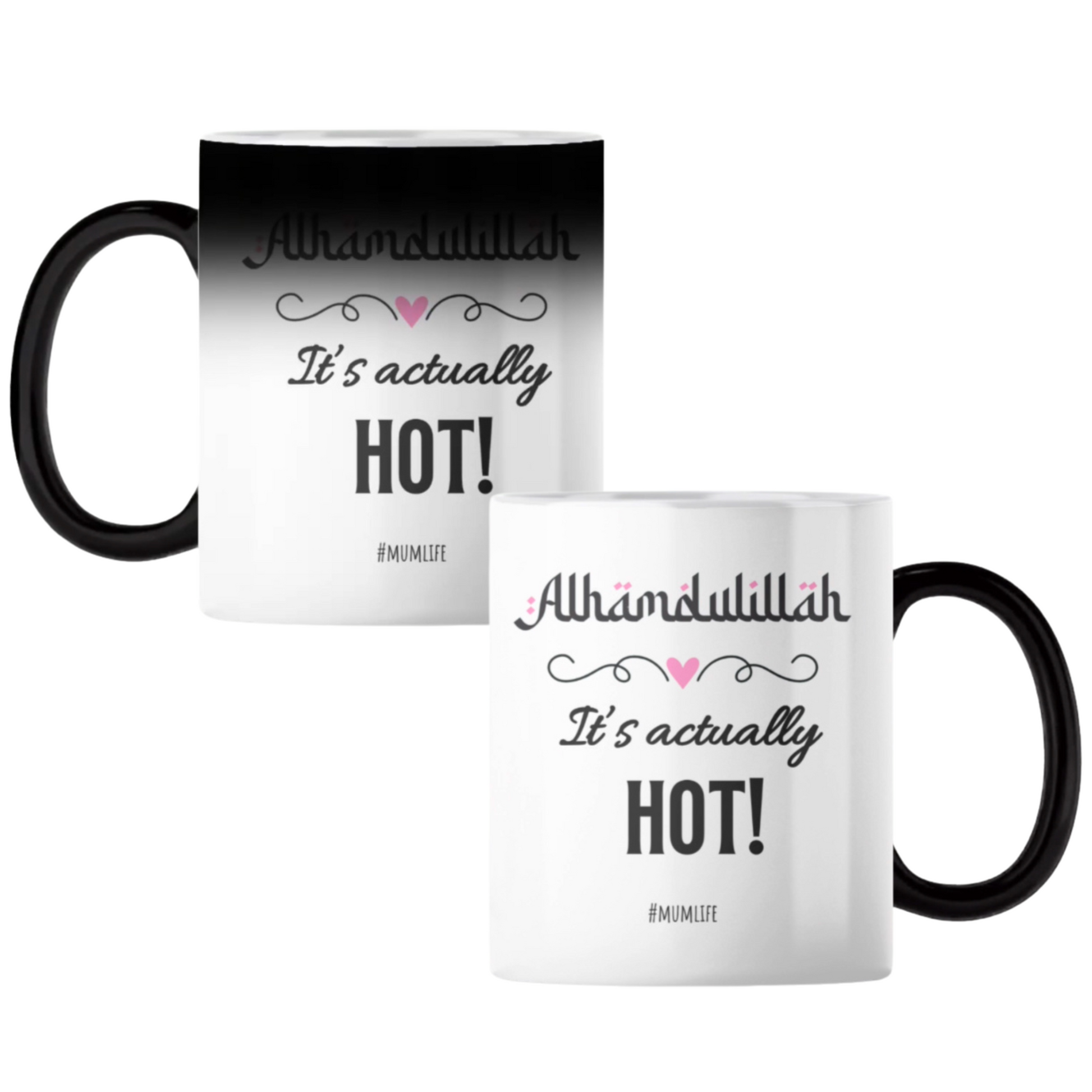 Heat-Reactive Alhamdulillah It’s Actually Hot Mug