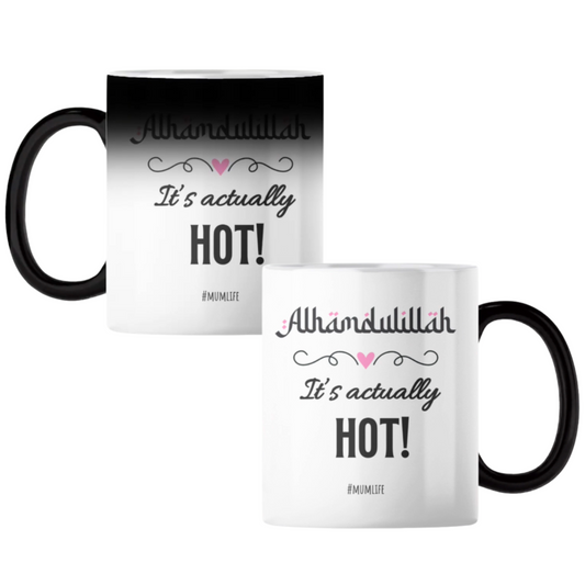 Heat-Reactive Alhamdulillah It’s Actually Hot Mug