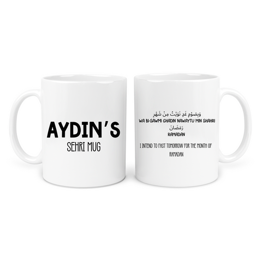 Personalised Ramadan Mugs – Iftar & Sehri Suhoor Mugs