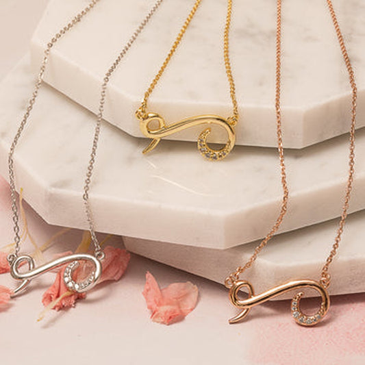 To The Moon & Back Infinity Necklace